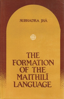 [Maïthili] Formation of the Maithili Language (grammaire) [OCCASION]