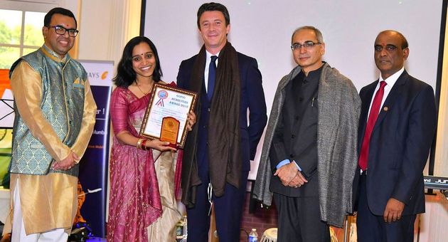 Kavita Garg reoit le Gopio Achievers Award 2018