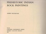 Prehistoric Indian Rock Paintings (peintures rupestres) [OCCASION]