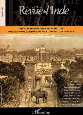 Hommage aux indiens de la guerre 1914-18 (Nouvelle revue de l'Inde N° 9)
