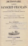 [Sanskrit] Dictionnaire classique sanskrit-français (par BURNOUF) [OCCASION]