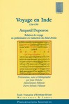 Le voyage en Inde d'Anquetil Duperron (1754-1762) [OCCASION]