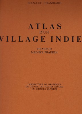 Atlas d'un village indien (étude ethnographique de JL CHAMBARD) [OCCASION]