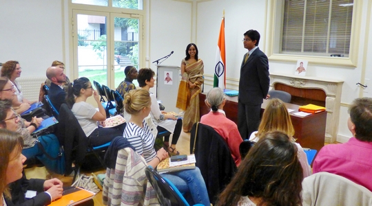 Concours de hindi avec Kavita Garg